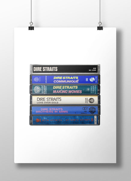 Dire Straits: Collected Albums Cassette Print