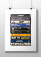 Elton John: Collected Albums Cassette Print