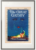 F.Scott Fitzgerald: The Great Gatsby, First Edition Dictionary Print