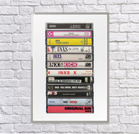 INXS: Collected Albums Cassette Print