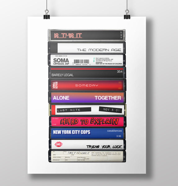 The Strokes:  Is This It - Cassette Print