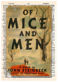 John Steinbeck; Of Mice and Men: First Edition Cover, Dictionary Print