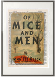 John Steinbeck; Of Mice and Men: First Edition Cover, Dictionary Print