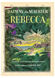 Daphne Du Maurier, Rebecca: First Edition Cover, Dictionary Print