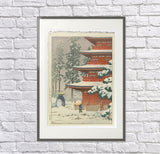 Totoro in the Snow: Studio Ghibli & Japanese Print Mashup