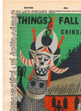 Chinua Achebe, Things Fall Apart: First Edition Cover, Dictionary Print