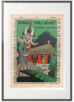 Chinua Achebe, Things Fall Apart: First Edition Cover, Dictionary Print