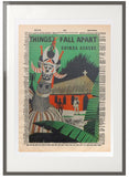 Chinua Achebe, Things Fall Apart: First Edition Cover, Dictionary Print