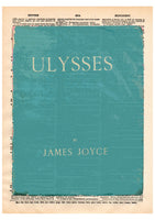 James Joyce, Ulysses: First Edition Cover, Dictionary Print