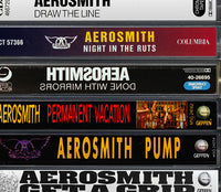 Aerosmith Albums: Aerosmith Discography - Cassette Print