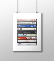 A-Ha Albums:  A-Ha Discography - Cassette Print