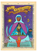 Paulo Coelho, The Alchemist: First Edition Cover (1988), Dictionary Print