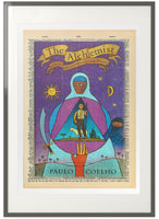 The Alchemist by Paulo Coelho, 1st Edition Cover 1988 Dictionary Print,  Novel, Fan, Poster, Art, Fan, Literary Gift 