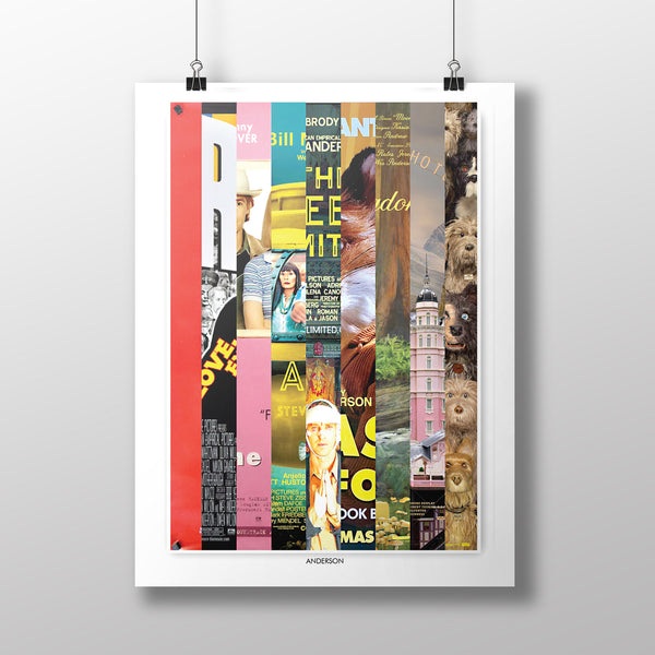 Wes Andersion: Cinema Posters, Filmography Print