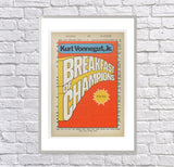 Kurt Vonnegut, Breakfast of Champions: First Edition Cover (1973), Dictionary Print