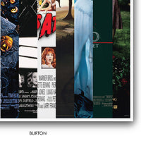 Tim Burton: Cinema Posters, Filmography Print