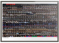 Clockwork Orange 990 Print:  Entire Film in a Poster