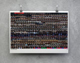 Clockwork Orange 990 Print:  Entire Film in a Poster