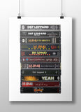 Def Leppard: Collected Albums Cassette Print