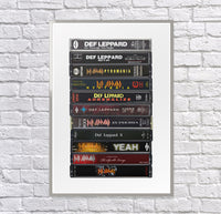 Def Leppard: Collected Albums Cassette Print