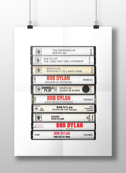 Bob Dylan: Collected Albums Cassette Print