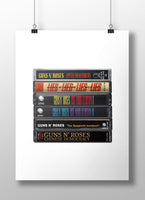 Guns N Roses: Collected Albums Cassette Print