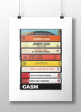 Johnny Cash: Collected Albums Cassette Print