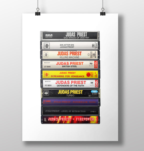 Judas Priest: Collected Albums Cassette Print