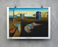 The Persistence of Memory with TARDIS: Salvador Dali/Dr Who Mashup