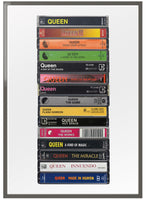 Queen Albums:  Queen Discography - Cassette Print