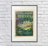 Daphne Du Maurier, Rebecca: First Edition Cover, Dictionary Print