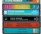 Stevie Wonder Albums:  Stevie Wonder Discography - Cassette Print