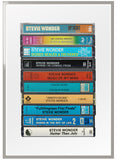 Stevie Wonder Albums:  Stevie Wonder Discography - Cassette Print