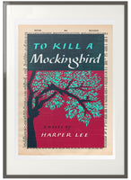 Harper Lee: To Kill A Mockingbird, First Edition Dictionary Print