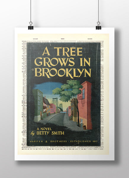 Betty Smith, A Tree Grows in Brooklyn: First Edition Cover (1943), Dictionary Print
