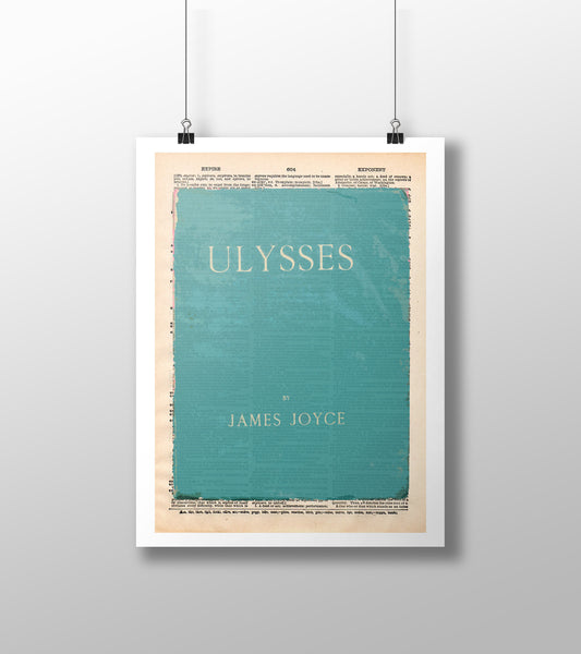 James Joyce, Ulysses: First Edition Cover, Dictionary Print