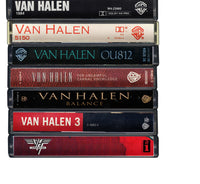 Van Halen Albums:  Van Halen Discography - Cassette Print