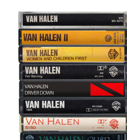 Van Halen Albums:  Van Halen Discography - Cassette Print