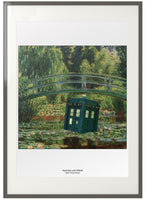 Waterlilies with TARDIS: Claude Monet/Dr Who Mashup